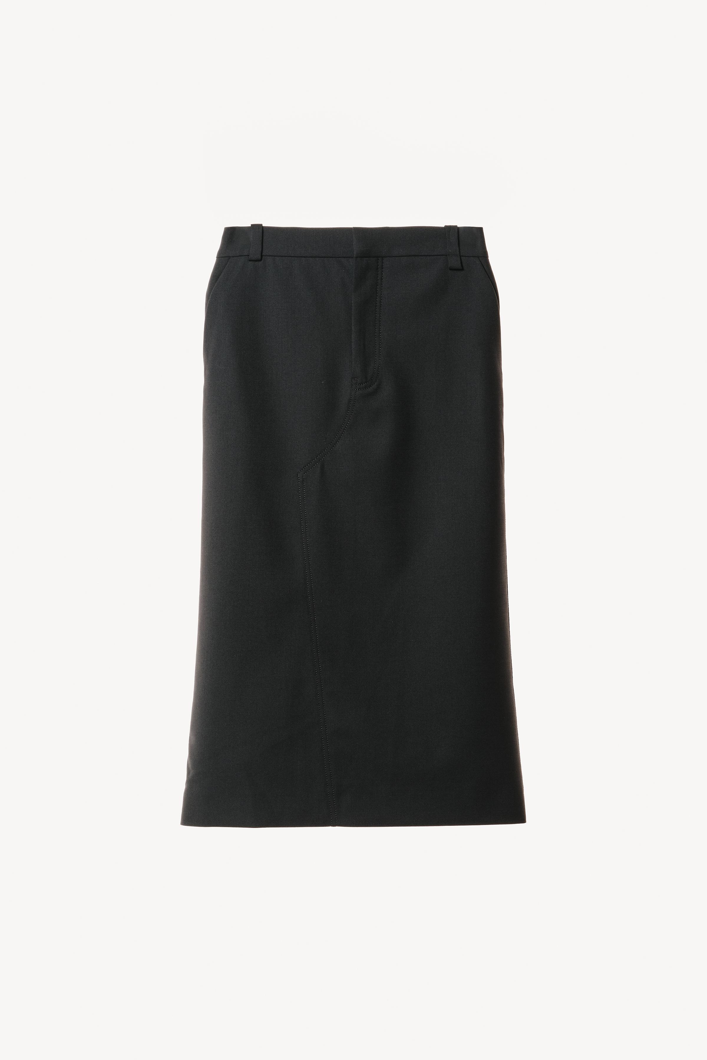 WILLY CHAVARRIA X ZARA WOOL BLEND PENCIL MIDI SKIRT